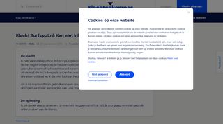 
                            13. Klacht Surfspot.nl: Kan niet inloggen office 365 pro plus ...