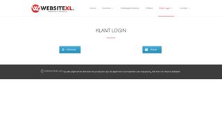 
                            5. Klant Login | WebsiteXL