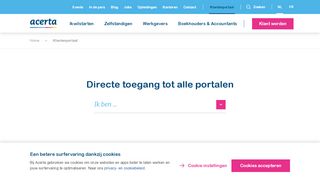 
                            4. Klantenportaal Acerta: directe toegang tot alle informatie