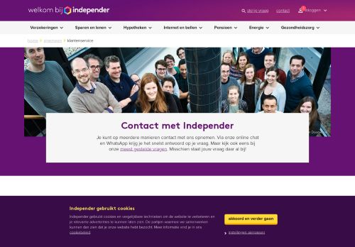 
                            13. Klantenservice Independer - we helpen je graag! - Independer