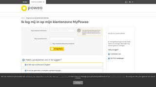 
                            2. Klantenzone MyPoweo - Poweo