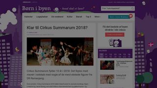 
                            5. Klar til Cirkus Summarum 2018? | Børn i byen - hvad skal vi lave?