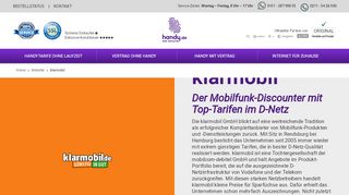 
                            11. klarmobil | Anbieter | handy.de