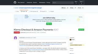 
                            4. Klarna Checkout & Amazon Payments · Issue #247 · amzn/amazon ...