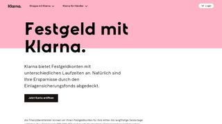 
                            1. Klarna Festgeld - Klarna Deutschland