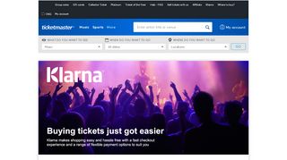 
                            13. Klarna - Ticketmaster