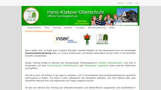 
                            12. Klasse 9 - Kommunikationstraining Hans-Klakow-Oberschule Brieselang