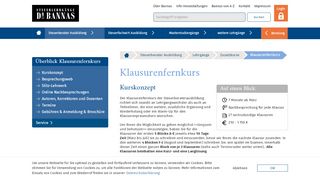 
                            8. Klausurenfernkurs - Bannas