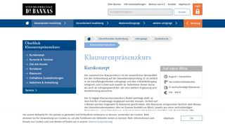 
                            4. Klausurenpräsenzkurs - Bannas