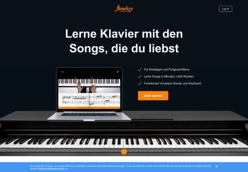 
                            11. Klavier lernen online - mit Songs Klavier spielen lernen