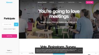 
                            9. Klaxoon - The Meeting Revolution - Improve your meetings