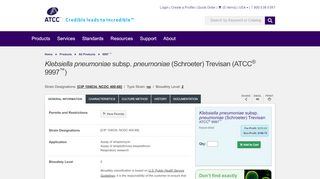 
                            12. Klebsiella pneumoniae subsp. pneumoniae (Schroeter) Trevisan - ATCC
