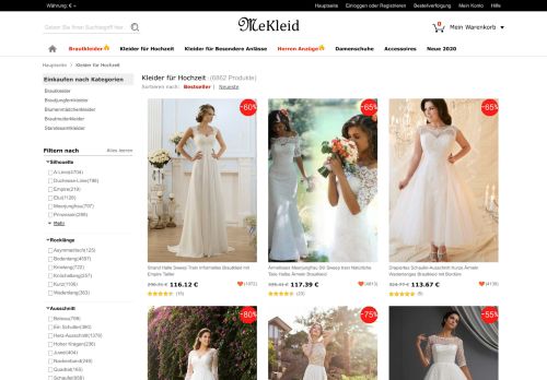 
                            8. Kleider für Hochzeitsgäste Günstig Online Kaufen ... - MeKleid.de