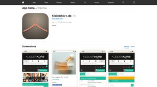 
                            6. Kleiderkorb.de im App Store - iTunes - Apple