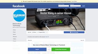 
                            13. Klemm Music Technology | Facebook