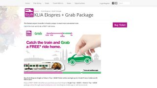 
                            11. KLIA Ekspres + GRAB Package - KLIA Ekspres
