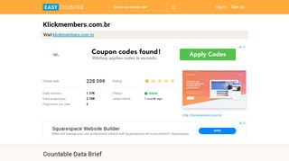 
                            6. Klickmembers.com.br: KlickMembers - Bem Vindo! - Easy Counter