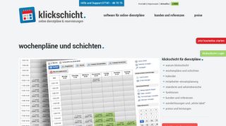 
                            5. klickschicht online dienstpläne und schichtpläne erstellen