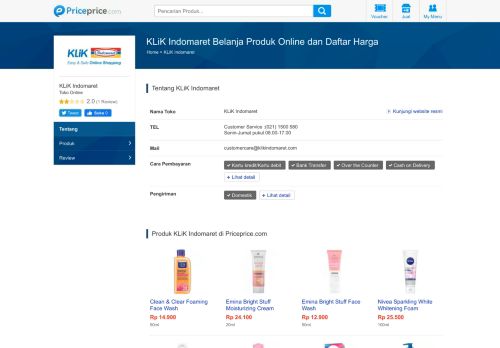 
                            11. KLiK Indomaret - Produk dan harga | Priceprice.com