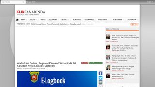 
                            4. Klik Samarinda - Andalkan Online, Pegawai Pemkot Samarinda Isi ...