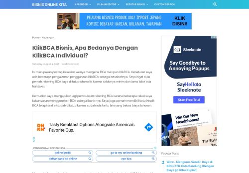 
                            9. KlikBCA Bisnis, Apa Bedanya Dengan KlikBCA Individual? - Bahagia ...