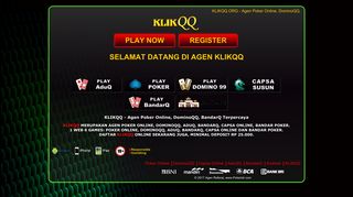 
                            5. KlikQQ - Agen BandarQ, Agen Domino99, Poker Online Indonesia.