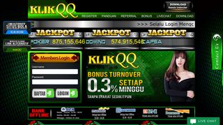 
                            1. KLIKQQ: Bandar Q, Domino99, Bandar66, Poker Online