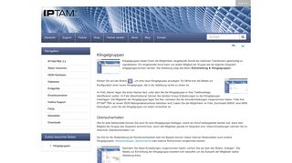 
                            7. Klingelgruppen | IPTAM PBX - Ihre IP-Telefonanlage