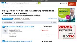 
                            12. Klinik und Fachabteilung Rehabilitation Norderney - Adressen im ...