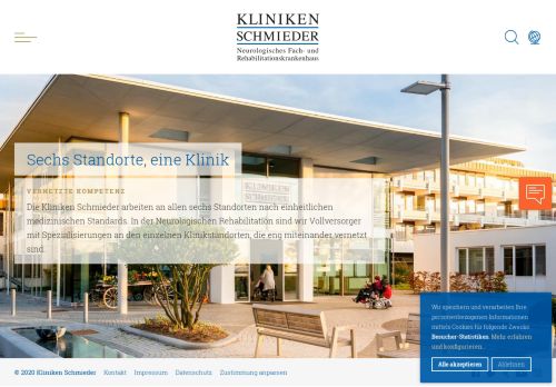 
                            2. Kliniken und Standorte - Kliniken Schmieder