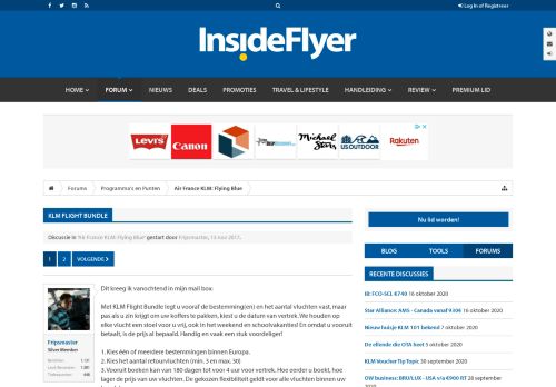
                            9. KLM Flight Bundle | InsideFlyer NL