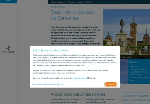 
                            9. KLM Guia de viagens - Seguindo os passos de Cervantes