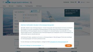 
                            1. KLM Royal Dutch Airlines - bestill billige flyreiser på nettet