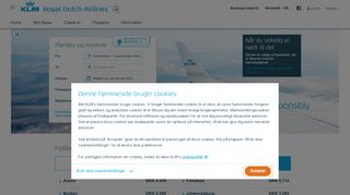 
                            9. KLM Royal Dutch Airlines - Reserver billige flyrejser online