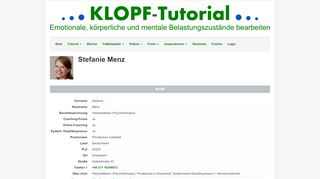 
                            8. KLOPF-Tutorial - KLOPF-Tutorial - Stefanie Menz