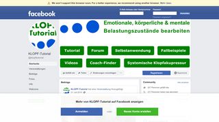 
                            13. KLOPF-Tutorial - Startseite | Facebook