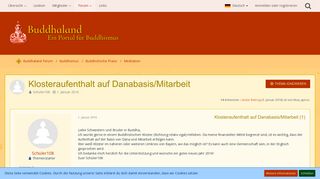
                            12. Klosteraufenthalt auf Danabasis/Mitarbeit - Meditation ...