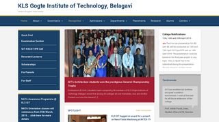 
                            2. KLS Gogte Institute of Technology, Belagavi – where thoughts meet ...
