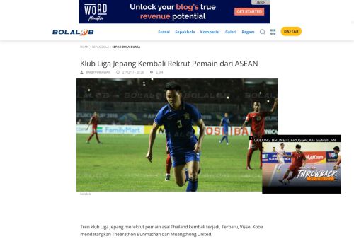 
                            7. Klub Liga Jepang Kembali Rekrut Pemain dari ASEAN - Bolalob.com