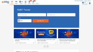 
                            9. KMBT Travels Bus Tickets Booking, Bus Reservation - Goibibo