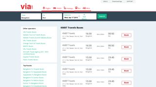 
                            10. KMBT Travels Online Bus Ticket Booking & Reservation | Via.com