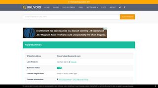 
                            8. Kmportal.certissecurity.com Safe? Check it Now | URLVoid