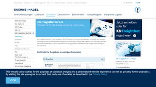 
                            7. KN FreightNet für LCL - Kühne + Nagel