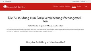 
                            6. Knappschaft-Bahn-See - Sozialversicherungsfachangestellte/r