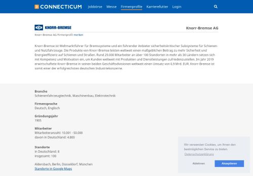 
                            12. Knorr-Bremse | Arbeitgeber - Karriere - Profil - Connecticum