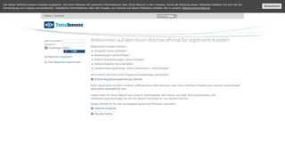 
                            5. Knorr-Bremse Webshop: Startseite