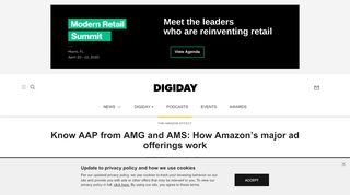 
                            8. Know AAP from AMG and AMS: How Amazon's major ad offerings ...