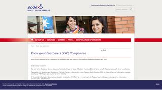 
                            4. Know your customers Compliance - Sodexo