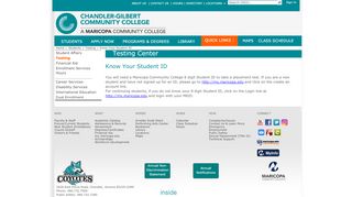 
                            4. Know Your Student ID | Chandler-Gilbert Community College