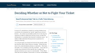 
                            12. Knowing Your Traffic Ticket Charges and Fighting It In Court | Lawfirms ...